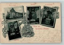 42549 W5620 Neviges - Hardenberg - Kirche mit Kloster und Innenansichten AK