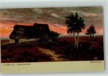 S. Wencke - Worpswede, Abendrot Kunstgeschichte Worpswede 1900