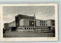 O8250 Meißen , Sachs Bahnhof AK Bahnhof 1929 Gebrauchsspuren