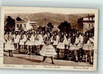 Costumes Grece AK Stempelflecken Trachten Griechenland