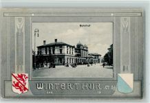 Winterthur 1910 Bahnhof Wappen