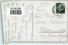 W8484 Grafenwöhr Serenadenaufstellung AK Kaserne 1937 Gebrauchsspuren