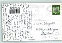 51371 W5090 Alkenrath 1961 Foto AK Sparkasse, Kirche, gute Erhaltung AK