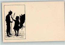 Berliner Tierschutzverein C. Nr. 57 AK Mädchen mit Pferd Krause-Carus, A.