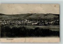 71364 W7057 Winnenden , Württ 1917 - Panorama AK Eckknikc, kleine Flecken