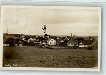82266 W8084 Inning a. Ammersee 1944 Foto AK Teilansicht, Stempel drückt sich durch, AK