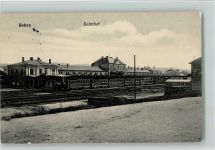 W6440 Bebra Verlag Mandt - Bahnhof mit Eisenbahn AK Bahnhof 1912