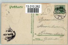 Nr. 3665 Gut Heil - Fahne, Eichenlaub Turnvater Jahn 1906 Prägedruck