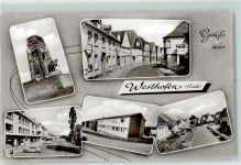 58239 W5840 Westhofen , Westf - Rückseite mit Abschürfungen bzw Kleberesten