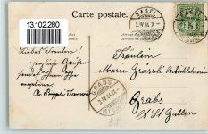 Basel Bâle Ostern - vermenschlichte Hasen, Rathe-Fehlmann 2032 AK Städteglückwunsch 1904 Fotomontage AK