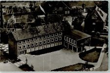 32469 W4953 Petershagen , Weser - Fliegeraufnahme Amts- und Rathaus