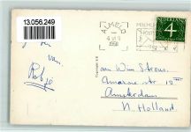 7601 Almelo 1958 Foto AK Straßen, Mühle, gute Erhaltung AK