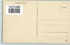 39418 O3250 Staßfurt 1940-50 - Steinstraße, gute Erhaltung AK