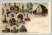 67360 Woerth Wörth an der Sauer - 1898 Armee-Denkmal Gasthaus zum Stern Kaiser-Friedrich-Denkmal