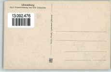 Löwenburg - Federzeichnung - Kunstverlag Mandt Ubbelohde, O.