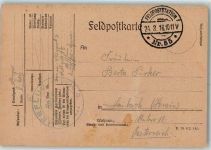 Armeeflugpark 3 Feldpoststation 24.8.16 Nr. 55 Feldpoststempel WK I
