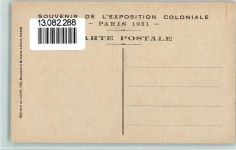 Karikatur sign P.A. - En route pour le marche Schwarzafrikaner Künstlerkarte
