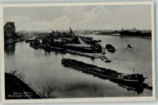 79576 W7858 Weil am Rhein - Rheinhafen Basel Frachtschiff