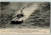 WK I Bateau glisseur du Comte de Lambert a helice aerienne Militär Frankreich