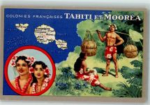 Tahiti KEINE AK Colonies Francaises Volkstypen Frauen Blumenschmuck