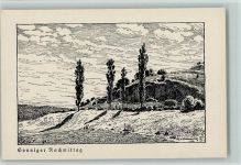 Sonniger Nachmittag - sign Hans von Volkmann, Willinghäuser Malerkolonie 1920 AK Künstler Lithographie