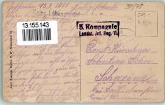 Mitau Jelgava 1917 Gebrauchsspuren Schlosstraße