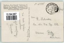 07929 O6555 Saalburg , Saale - Gasthaus Zum Kranich Gaststube