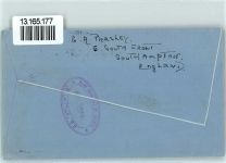 S.S. Atlantis 10. Jul. 1936 Paquebot Stempel: Stockholm Briefumschlag Schiffspoststempel