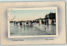 26757 W2972 Borkum 1909 Prägedruck Passepartout Verlag Hermann Seibt Nr. 740