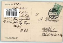 26757 W2972 Borkum 1909 Prägedruck Passepartout Verlag Hermann Seibt Nr. 740