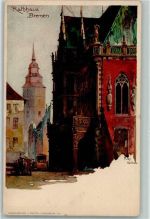 W2800 Bremen Velten Verlag 192 Rathaus AK Kley, H. Lithographie / Künstlerkarte