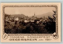 Degersheim Toggenb. Sängerfest 1911 AK Sängerfest