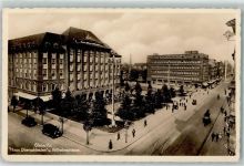 Gleiwitz Gliwice - Haus Overschlesien u. Wilhelmstraße Oldtimer