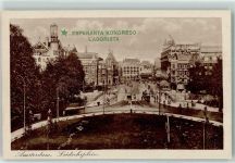 Amsterdam Esperanta Kongreso Laboristo Leidscheplein AK Esperanto