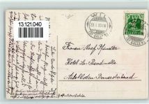 Veilchenpost, Postillon mit Pferd bringt ein Gruss AK Pferd 1909 Prägedruck