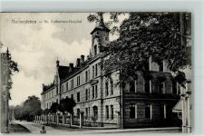 06449 O4320 Aschersleben , Sachs-Anh 1909 - St. Catharinen-Hospital
