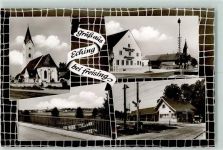 85386 W8057 Eching , Kr Freising - Rückseite mit Kleberesten bzw Abschürfungen