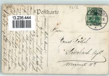 08262 O9656 Tannenbergsthal 1913 - Schule mit Wohnhaus Ernst Alberts Materialwarengeschäft