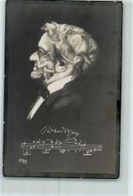 Richard Wagner, Richard Metamorphose Foto AK