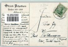 88451 W7951 Buchau an der Iller 1909 Gebrauchsspuren Tausendjähriges Jubiläum Histor. Festzug sign Künstlerkarte