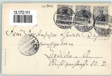 08396 O9611 Schlagwitz b Glauchau 1902 - Ev. Kirche