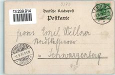 09427 O9373 Ehrenfriedersdorf 1898 Lithographie Greifenstein Hotel