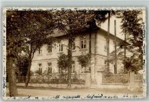 49186 W4505 Bad Iburg Foto AK Haus Schlossblick Ort lt. Stempel