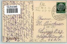 36110 W6407 Schlitz 1937 Künstlersteindruck Schlitzer Burgen AK