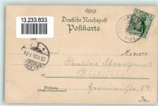 33829 W4807 Borgholzhausen 1901 Lithographie Ravensburg