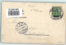 45525 W4320 Blankenstein , Ruhr 1905 Lithographie Von Stiepel gesehen Ruderboot Trachten