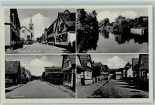 76776 W6729 Neuburg am Rhein - Kirche Schulhaus Hauptstraße Die Kehl