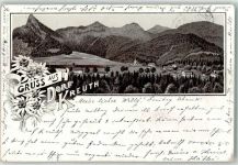 83700 W8185 Kreuth b Tegernsee 1896 Lithographie