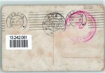 Tallinn Reval 1917 Gebrauchsspuren Stempel Rotes Kreuz Puuwillawabrik