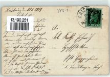 86687 W8851 Kaisheim 1913 Gebrauchsspuren Gruppenphoto Soldaten Ort handschriftlich